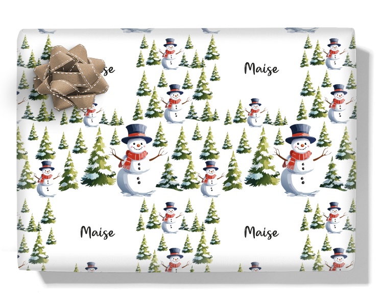 A Snowman Forest