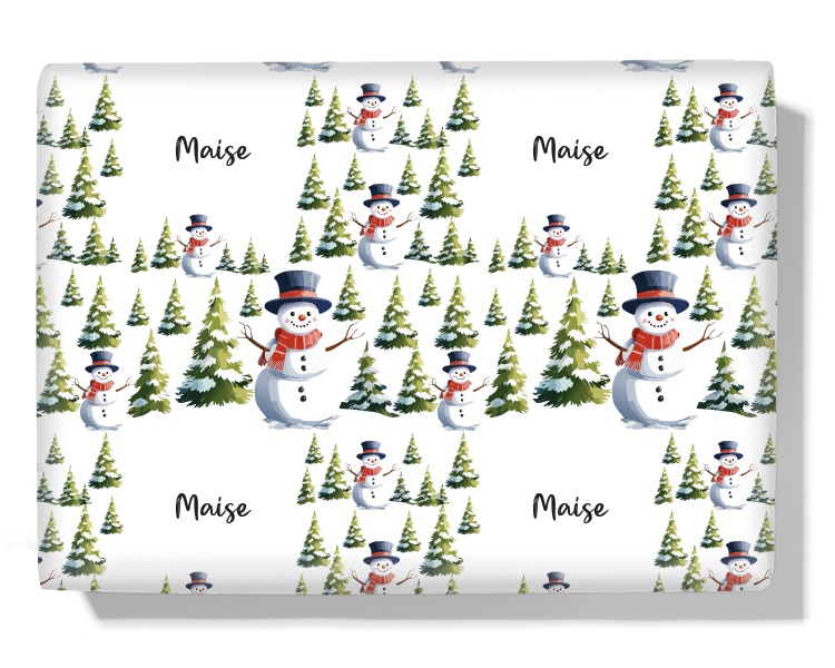 A Snowman Forest