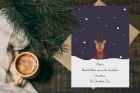 Christmas Card With "What Did Adam Say" Design