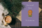 Christmas Card With "Brace Yourself" Design